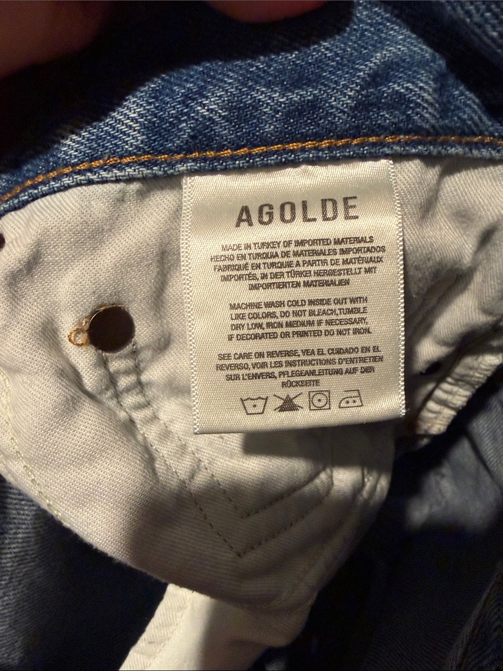 Agolde denim shorts size 29 - Picture 10 of 12
